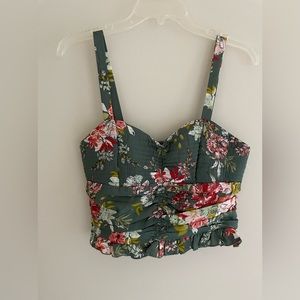 B.O.G Collection Floral Crop Top Green Floral
Boho Stretchy
